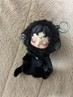 popmart skullpanda Darkness ぬいぐるみペンダント