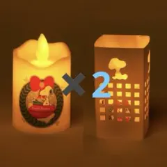 MonoMaster１月号付録　PEANUTS　スヌーピーゆらゆらキャンドル