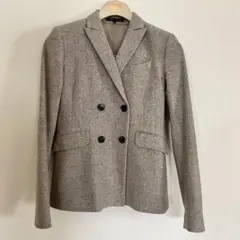 ⭐︎セオリー theory ウール/絹混合 ダブル テーラードジャケット ベージュ