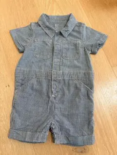 BabyGAP ロンパース 80cm（12-18m） ストライプ 半袖 夏服
