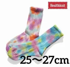 Healthknit ヘルスニット 靴下 タイダイ 2Pソックス25〜27cmのサムネイル