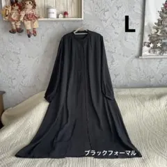 ＊新品＊ L ブラックフォーマル　Aラインワンピース＊喪服　卒業卒園入学