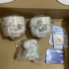 ナガノキャラクターズ　おちょこ　いろんないぬのライトマスコット　ガチャ