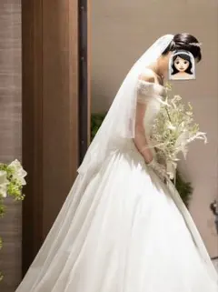 (結婚式・前撮り・花嫁)ベール&ティアラセット