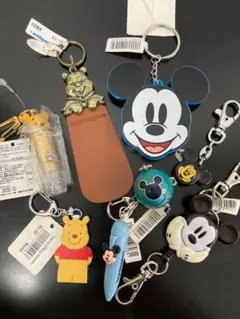 専用★Dinsey★おもしろキーホルダー8個★プーさん靴べら＆ミッキー電卓など★