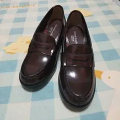 HARUTA ローファーヒールアップ23.5cm(ヒール4.5cm)