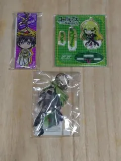 ま*ん様 コードギアス マルイ コラボチャーム付きアクリルキーホルダー 