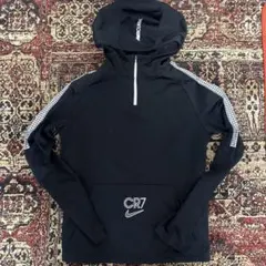 Nike CR7 ブラックジャージ フード付き 150