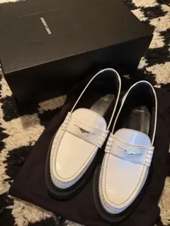 saint laurent 21AWテディペニーローファー レザーシューズ 42のサムネイル