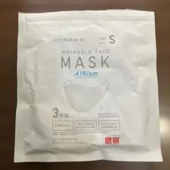 UNIQLO AIRism Mask 2P S ホワイト子供用