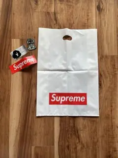 Supreme ショッパー ショップ袋 シュプリーム 、ステッカー３枚セット