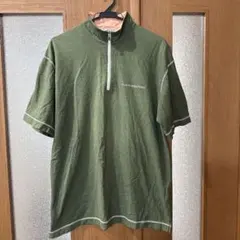 FILA ハーフジップポロシャツ XL オリーブグリーンのサムネイル