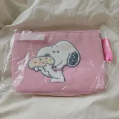 スヌーピー　当たりくじ　ポーチ　ピンク　サンリオ