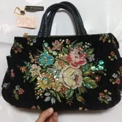 レアThink Beeトートバッグ スパンコール刺繍