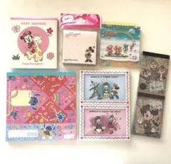 ディズニーリゾート　メモ帳　8冊まとめ売り ミッキー　ダッフィー　スティッチ