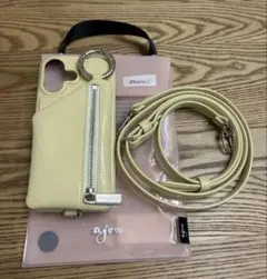 ajew iPhone17 ケース イエロー ショルダー　lemonのサムネイル