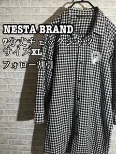 NESTA BRAND 7分丈チェックシャツ ネスタブランドのサムネイル