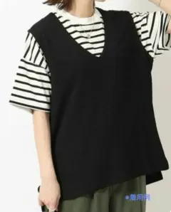 週末限定お値下げ中★【未使用】シューラルー Vネックベストのサムネイル