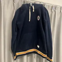 CONVERSE ネイビー フード付きパーカー