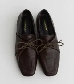 s*l様 レザー ローファー シューズ ブラウン ブラック