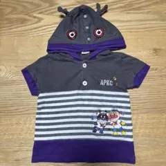 だだんだん なりきりTシャツ 100cm フード付き アンパンマンのサムネイル