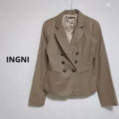 INGNI イング テーラードジャケット ダブルボタン ブラウン 【M】