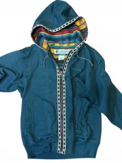 Columbia ダークブルー パーカー