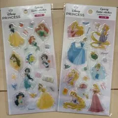 ディズニープリンセス エポキシシール 2セット