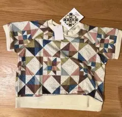 ソフトチーズ　パッチワーク柄 Tシャツ