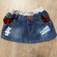 【匿名配送】baby doll ミニスカート ミニーちゃん　90cm