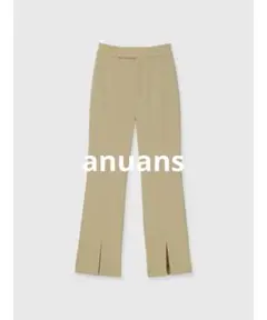 ストレッチスリットフレアパンツ