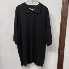 bbb 専用ペリーエリス　半袖ニット　サマーニット　デザイン古着　古着　モノトーのサムネイル