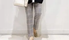 グローバルワーク ウツクシルエット カジュアルパンツ