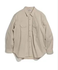 FOUNDOUR 金子恵司1st コレクション ウエスタンシャツベージュサイズ3