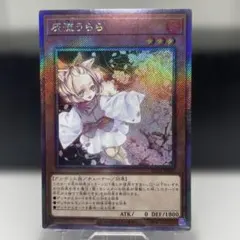 遊戯王 アジア版 灰流うらら 絵違い アジア シークレット 2枚 亜シク