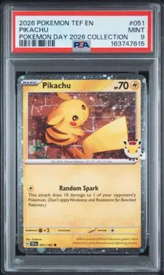 ピカチュウ　30周年　英語版　psa9 ピカチュウ 30周年 英語版 psa9 - メルカリ