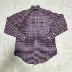 90s アメリカ製 ラルフローレン BLAKE シアサッカー シャツ