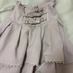 LIZLISA 2連リボンベルトスカパン ピンク