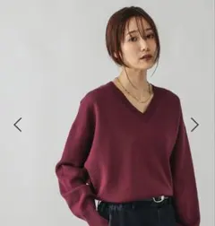 グローバルワーク　スウェットライクVネックプルオーバー　Ｌ