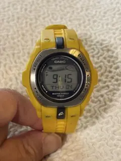 稼働品　サーフィン イエローCASIO Baby Gタフソーラー　腕時計