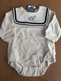 cottoli お散歩セーラーロンパース　80