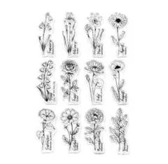 クリアスタンプ2490：花のある暮らし《おまとめご購入で20%OFF！》