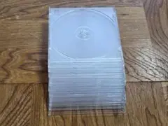 Blu-ray/DVD/CDスリムプラケース クリア 1枚収納用 10枚セット