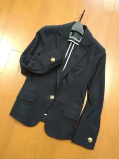 春〜秋　LE SOUK ネイビー テーラードジャケット 36