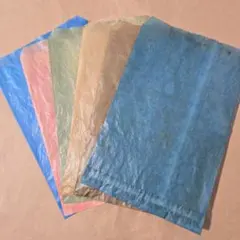 手染めの平袋❣️(い)