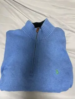 ポロ　ラルフローレン　ハーフジップ　ニット