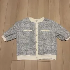 C.O.L.Z.A 半袖カーディガン ブルー系