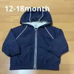 GAP フード付きネイビーアウター　12-18month 90 ギャップ