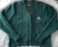 Vivienne Westwood ダークグリーン カーディガン Mのサムネイル
