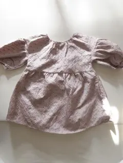 soft cheese ドット柄 ピンク ワンピース　90